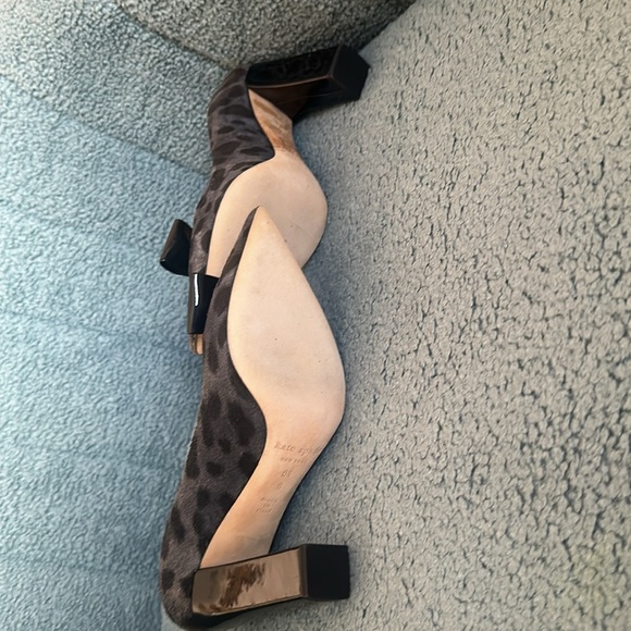 Kate Spade Leopard Bow pump size 6.5 - Picture 3 of 4